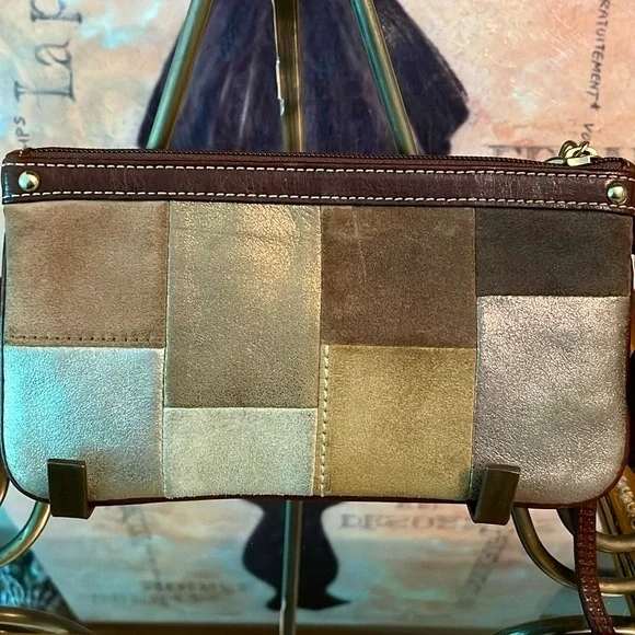 Coach Patchwork Leather Wristlet - Picture 4 of 8